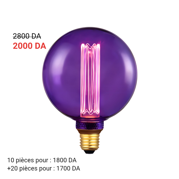 Lampe E27   G125 Violet